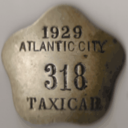 1929 Atlantic City New Jersey Taxicab