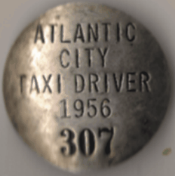 1956 Atlantic City New Jersey Taxi Driver
