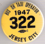 1947 Jersey City Bus or Taxi Operator