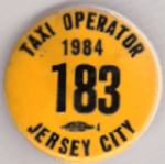 1984 Jersey City New Jersey Taxi Operator