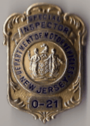 New Jersey Special Inspector Department of Motor Vehicles