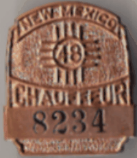 1948 New Mexico Chauffeur