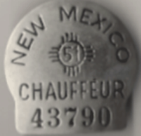 1951 New Mexico Chauffeur
