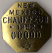 1952 New Mexico Chauffeur Sample