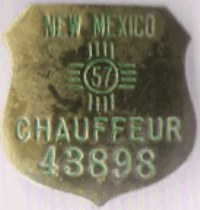 1957 New Mexico Chauffeur