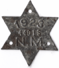 1923 New Mexico License Plate Attachment