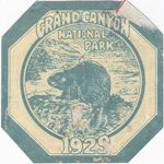 1929 Grand Canyon National Park