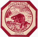 1933 Grand Canyon National Park