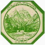 1937 Grand Teton National Park