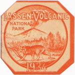 1934 Lassen Volcanic National Park