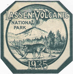 1935 Lassen Volcanic National Park