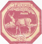1929 Mt. Ranier National Park