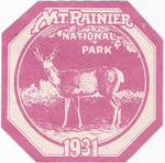 1931 Mt. Ranier National Park