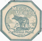 1926 Mesa Verde National Park