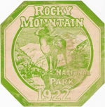1922 Rocky Mountain National Park