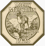 1925 Rocky Mountain National Park