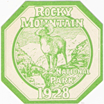 1928 Rocky Mountain National Park