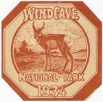 1934 Wind Cave National Park