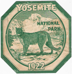 1922 Yosemite National Park