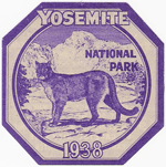 1938 Yosemite National Park