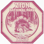 1930 Zion National Park
