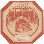 1933 Zion National Park