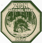 1937 Zion National Park