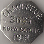 1931 Nova Scotia Chauffeur
