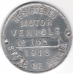 1913 Nevada Disc Registered Motor Vehicle