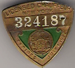 1921/22 New York Licensed Chauffeur