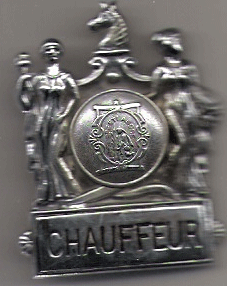 New York State Chauffeur Hat Badge