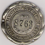 1904 New York Dashboard Disc