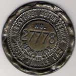 1906 New York Dashboard Disc