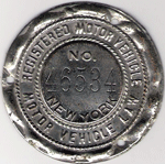 1907 New York Dashboard Disc