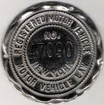 1907 New York Dashboard Disc