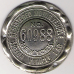 1908 New York Dashboard Disc