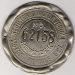 1908 New York Dashboard Disc