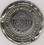 1905 New York Dashboard Disc