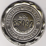 1909 New York Dashboard Disc