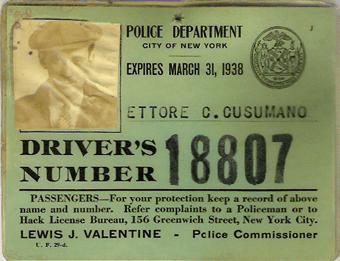 1937/38 New York Matches Badge