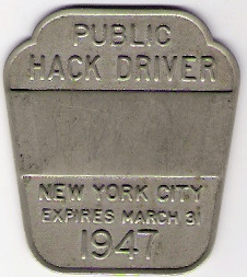 1946/47 New York Public Hack Driver Prototype
