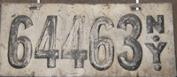 New York License Plate