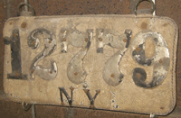 New York License Plate