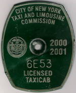 2000/01 New York Medallion