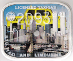 1997/98 New York Licensed Taxicab Medallion