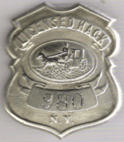 1800s New York Licensed Hack