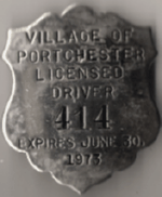 Port Chester 1972/73 Licensed Driver