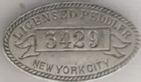 New York City Licensed Peddler