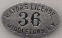 Middletown New York Mayor's License