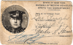 George E. Pugh 1928 Inspector